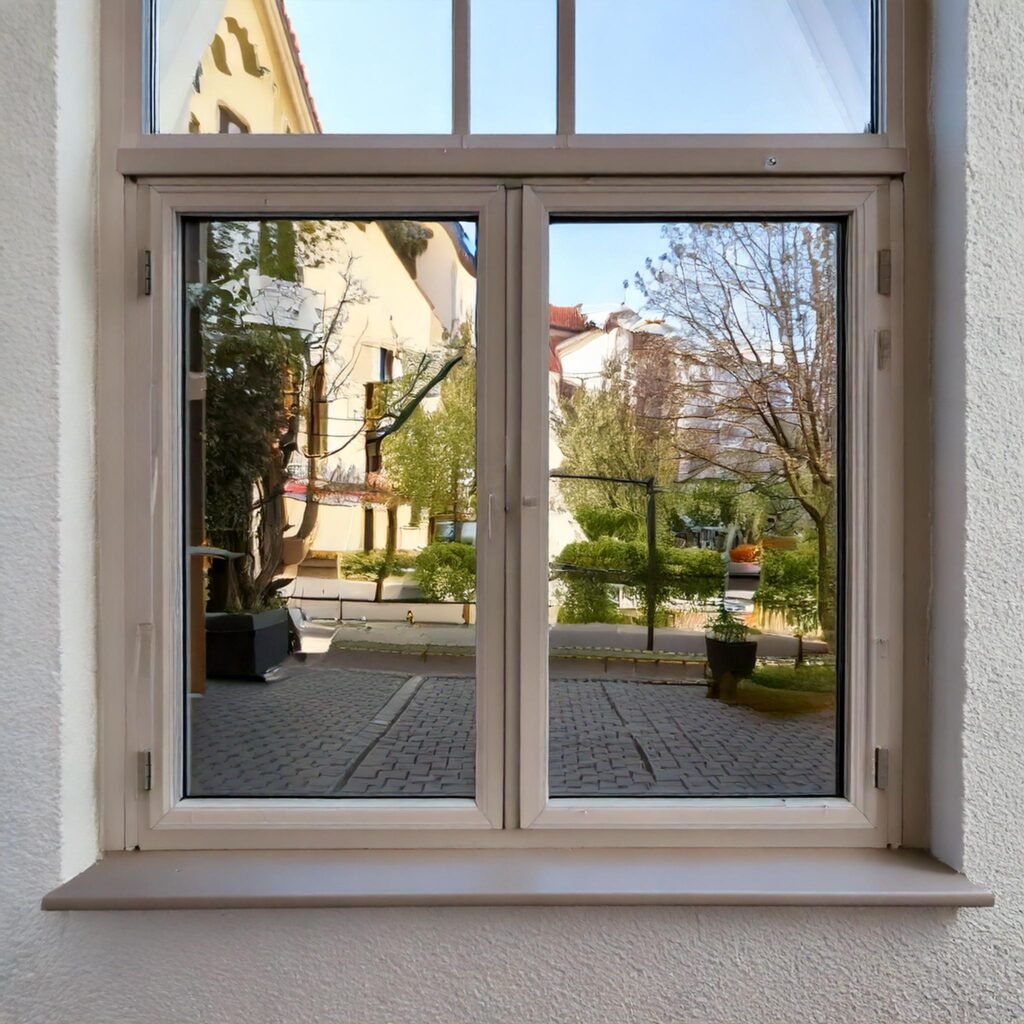 Une vitre propre